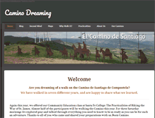 Tablet Screenshot of caminodreaming.net